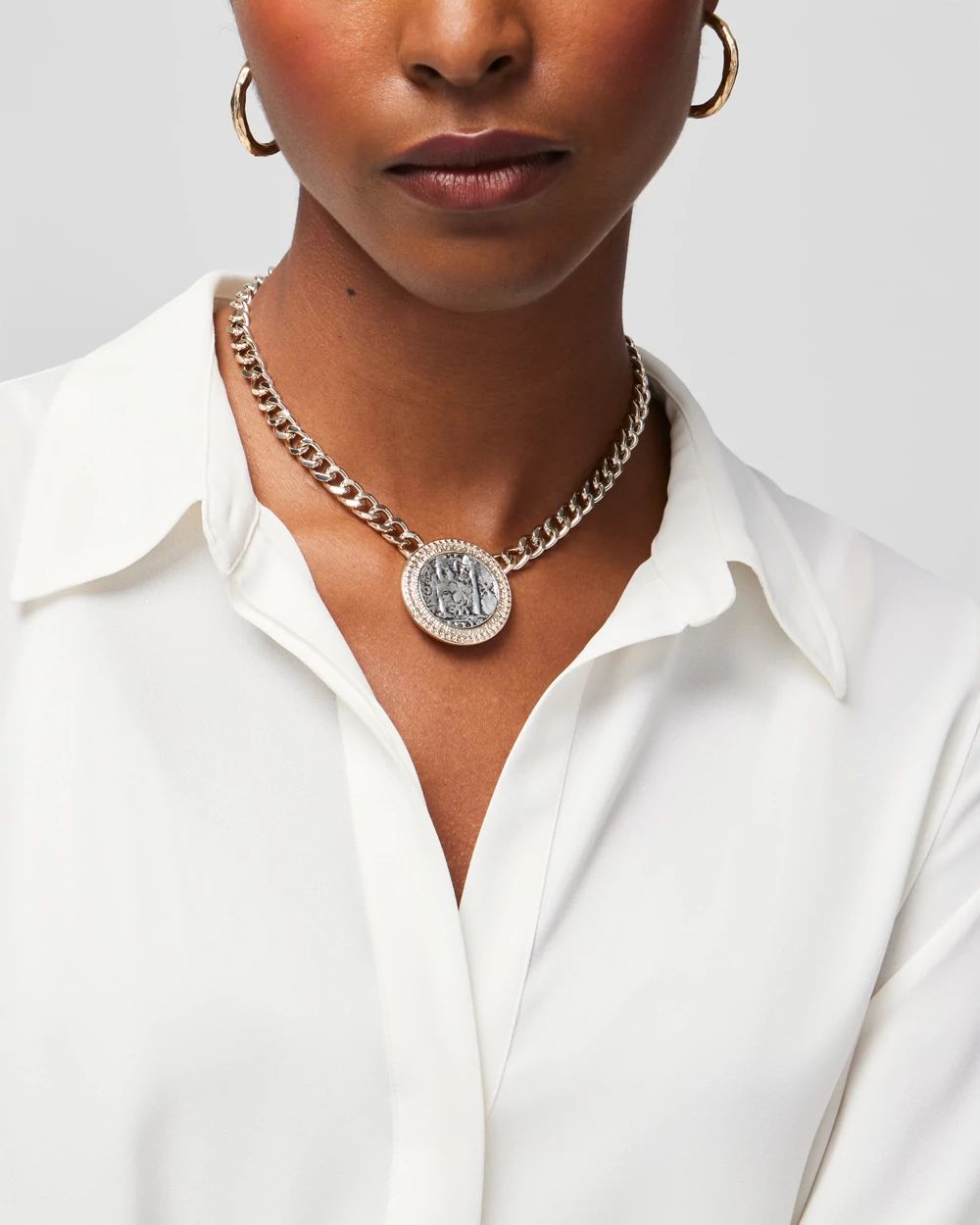 Whbm necklace top